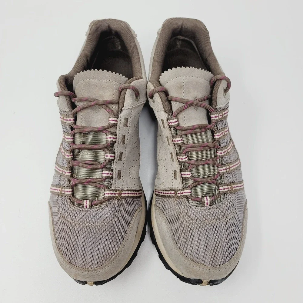 Columbia Shoes Womens Sz 8.5 M Yama II Hiking Trail Gray TechLite Omni Grip